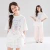 Mucmukn Girls' Wish Fairytale Snowflake Cotton Short-Sleeve T-Shirt