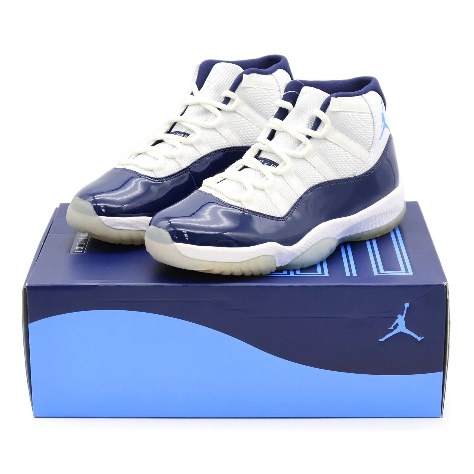 

378037-123 Nike Air Jordan 11 Retro UNC Win Like 82 Університетський синій Темно-синій (Чоловічі) US 10.5