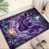 1PC Custom Name Purple Fantasy Creature Theme Floor Mat Ideal for Living Room, Game Rooms, Office, Bedroom,Floor Mat Playful Design