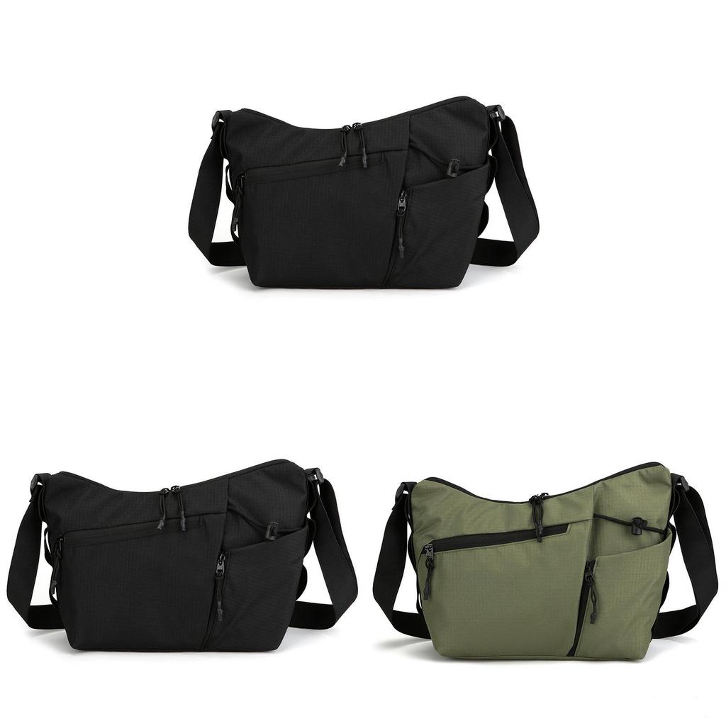 Oxford Fabric Mens Single Shoulder Bag With Waterproof Design For Outdoor Hiking And Cycling