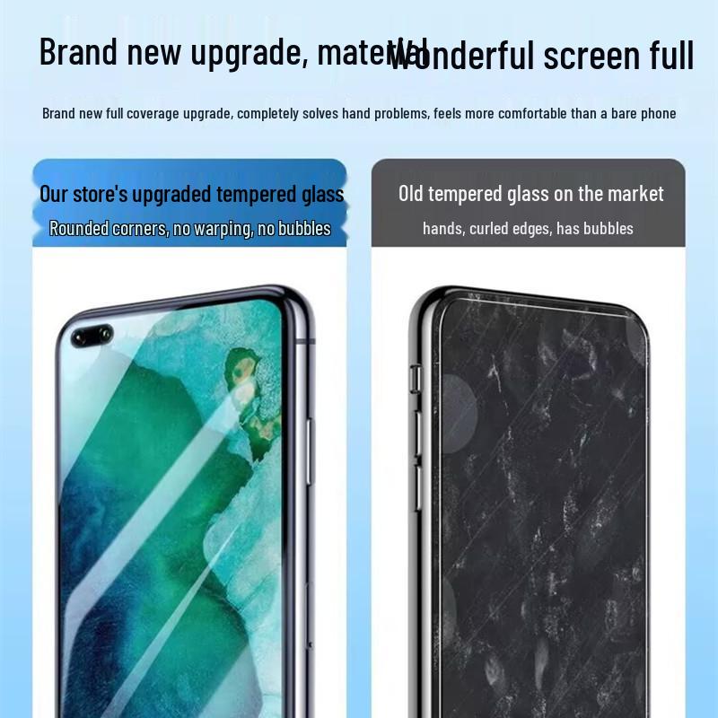 Honor V30 Pro/V20 Gehärtetes Glas: Blaulichtfilter, Augenschutz, Anti-Fingerabdruck, Blickschutz, Staubfrei