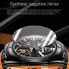 OUPINKE Watch Silicone Hollow Movement Waterproof Mechanical Watch Men's Watch