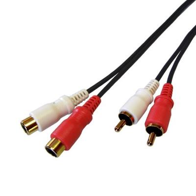 10m Audio Extension Plug X 2 To Jack X 2 F-FACTORY VM-4011 Cable, RCA/Pin (Male) RCA/Pin (Female)