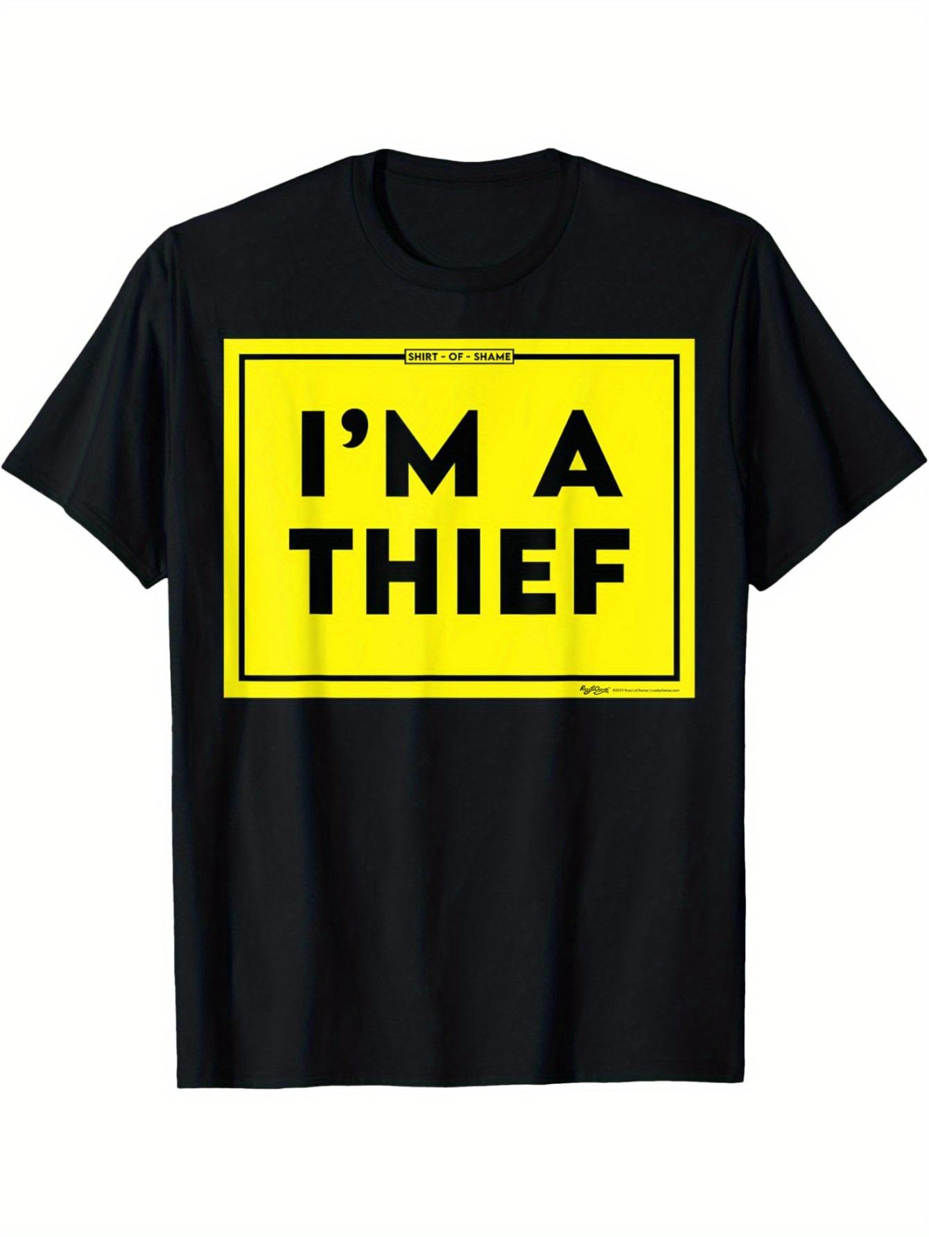 

I M A Thief Shaming Word Design T-Shirt XXL