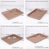 10 12 13 15 Inches 2.5cm Height Shallow Rectangle Heavy Thick Golden Nonstick Carbon Steel Baking Pan Cookie Holder Oven Tray