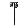 Solar Projection Light Human Body Induction TwoColor Solar Lawn Lamp for Garden Plants