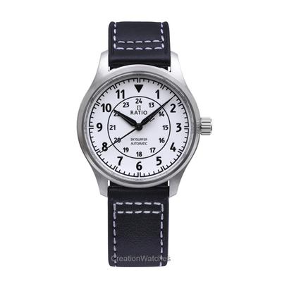 Skysurfer Pilot Full Luminous Dial Leather Automatic RTS316 200M Men's Watch