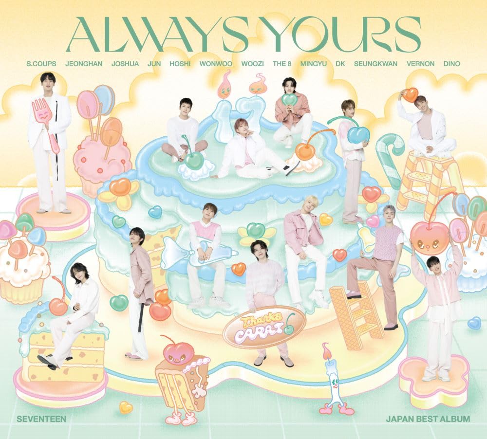 SEVENTEEN JAPAN BEST ALBUM Press Limited Edition Book "ALWAYS YOURS" (First C) (2-Disc Set) (Photo Included)