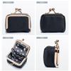 Mini Leather Coin Purse Earphone Organizer Multi-functional Small Storage Bag For Jewelry Accessories Women Cute Portable Pouch