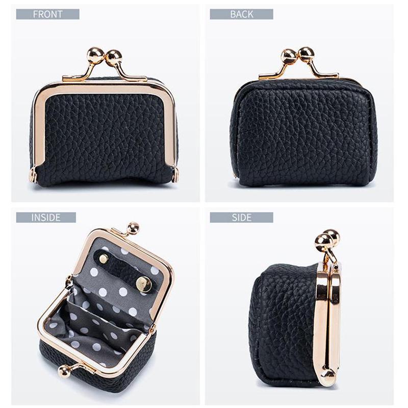 Mini Leather Coin Purse Earphone Organizer Multi-functional Small Storage Bag For Jewelry Accessories Women Cute Portable Pouch