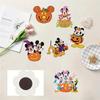 6pcs/Set Scary Pumpkin Series Diamond Painting Magnets for Refrigerator Diamond Art Fridge Magnets for Adults Diamond Art Refrigerator Magnets Kits