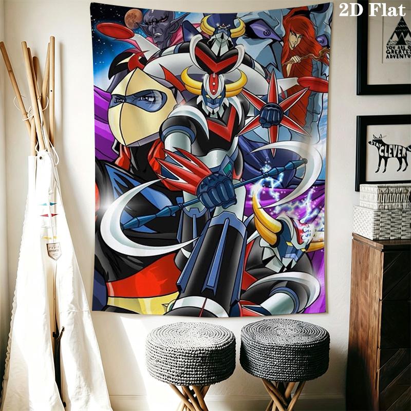 Mazinger Z Pattern Home Decor Tapestry, Wall Hanging, Decorative RV Wall Cloth.MGT0918297