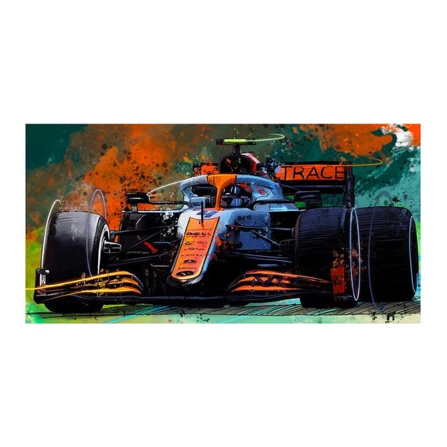 Modern Popular Wall Art Racing F1 Colorful Oil Painting Hd Canvas Poster Prints Home Bedroom Living Room Decoration Gifts