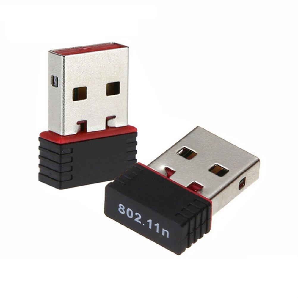 

Міні USB WiFi Бездротовий Мережевий Адаптер USB WiFi Донгл Портативний Приймач WiFi Сигналу чорний