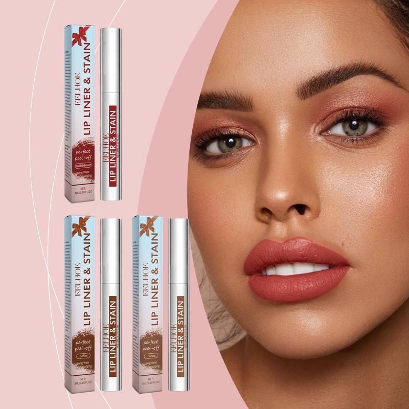 Tattoo Peel Off Lip Liner Waterproof Matte Long Lasting Non Fade Smooth Contour for Holiday Travel