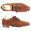 Pristine John Lobb Leather shoes SAUNTON Thornton Brown Suede leather mens 8 Used