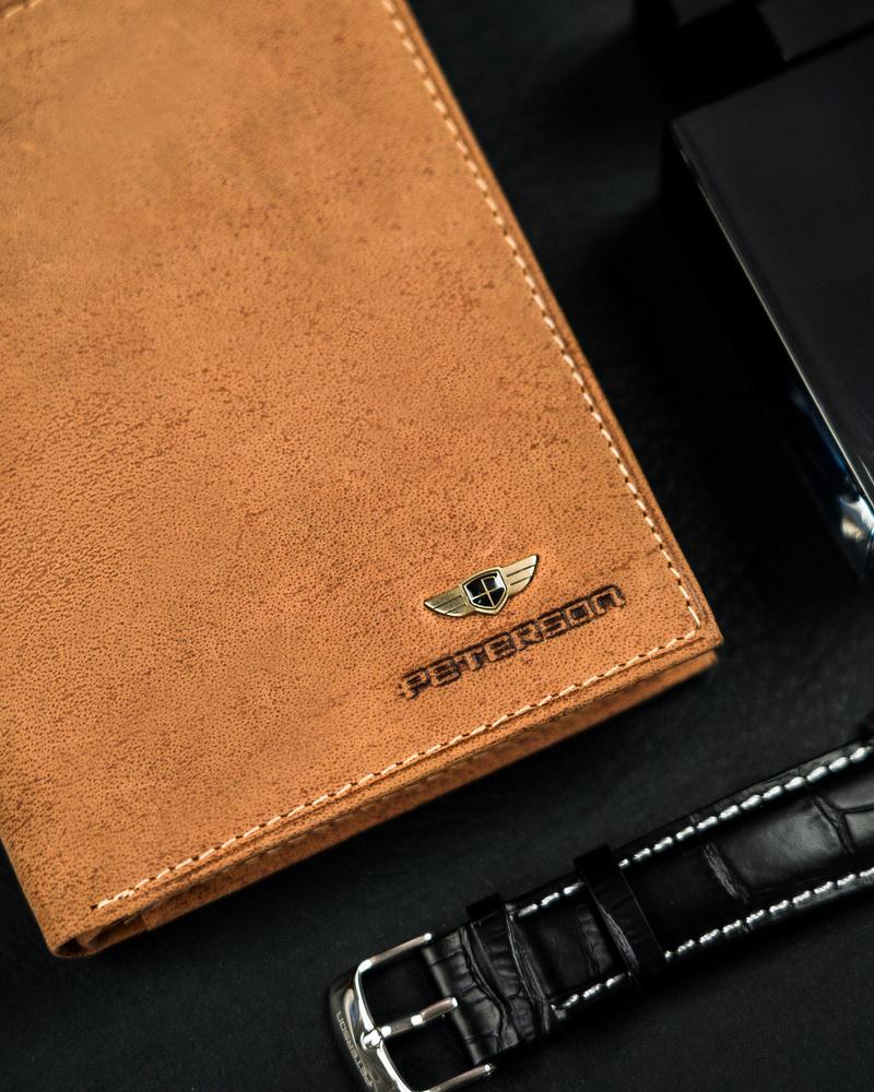 Men's Leather Card Wallet - Peterson