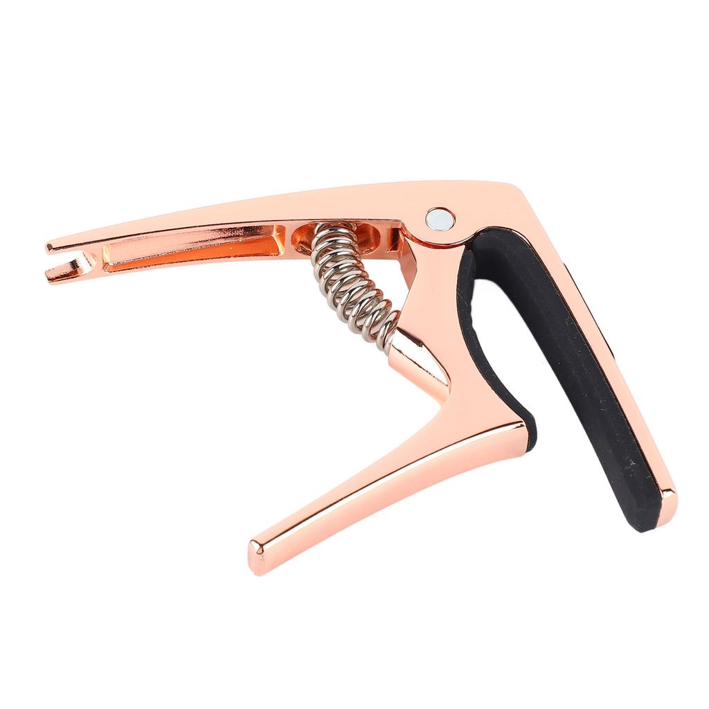 Gitarren-Kapodaster Metall 3 in 1 Tragbar für Akustik- und E-Gitarren Ukulele-Zubehör Roségold