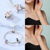 Kupfer Metall Leuchtender Mond Uhr Perlen Komponenten Armband Hohe Qualität Feiner Schmuck Entworfen Für Charm Perlen Komponenten Plata Originale Marke Perle