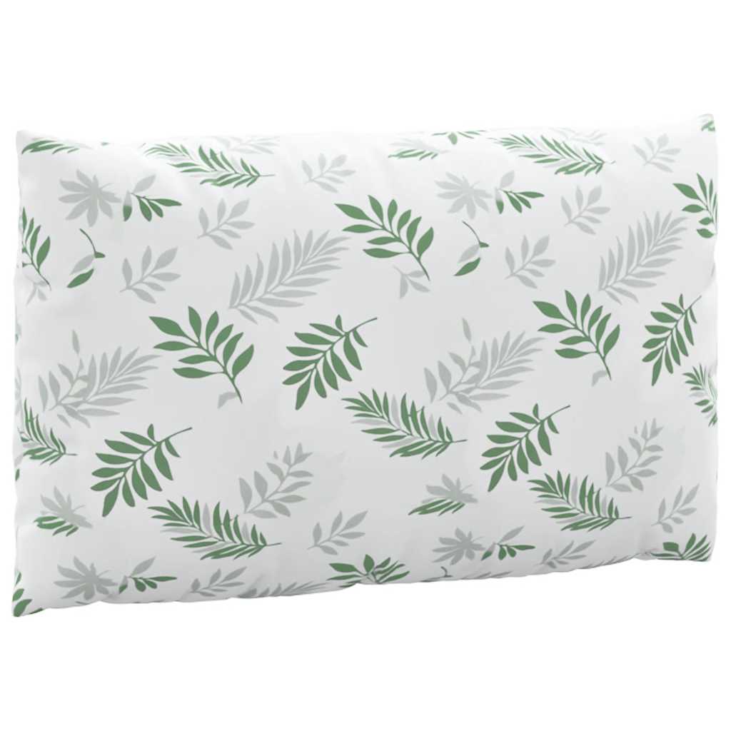 Vidaxl Pallet Cushions, 2 Pcs, Leaf Pattern, Oxford Fabric