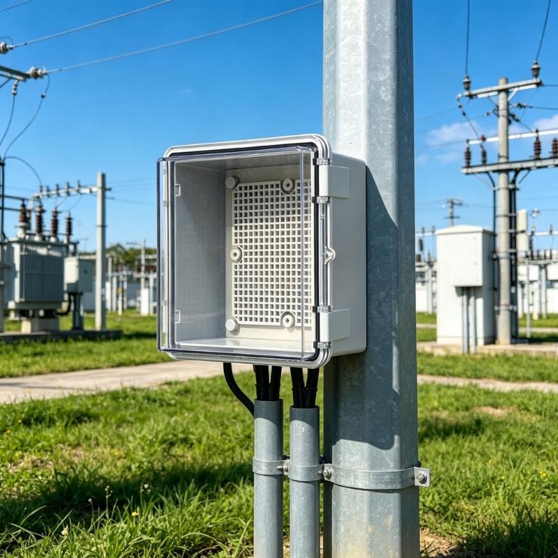 Hinged Plastic Enclosure Waterproof Power Electrical Junction Box Waterproof Outdoor Plastic Box Distribution Box