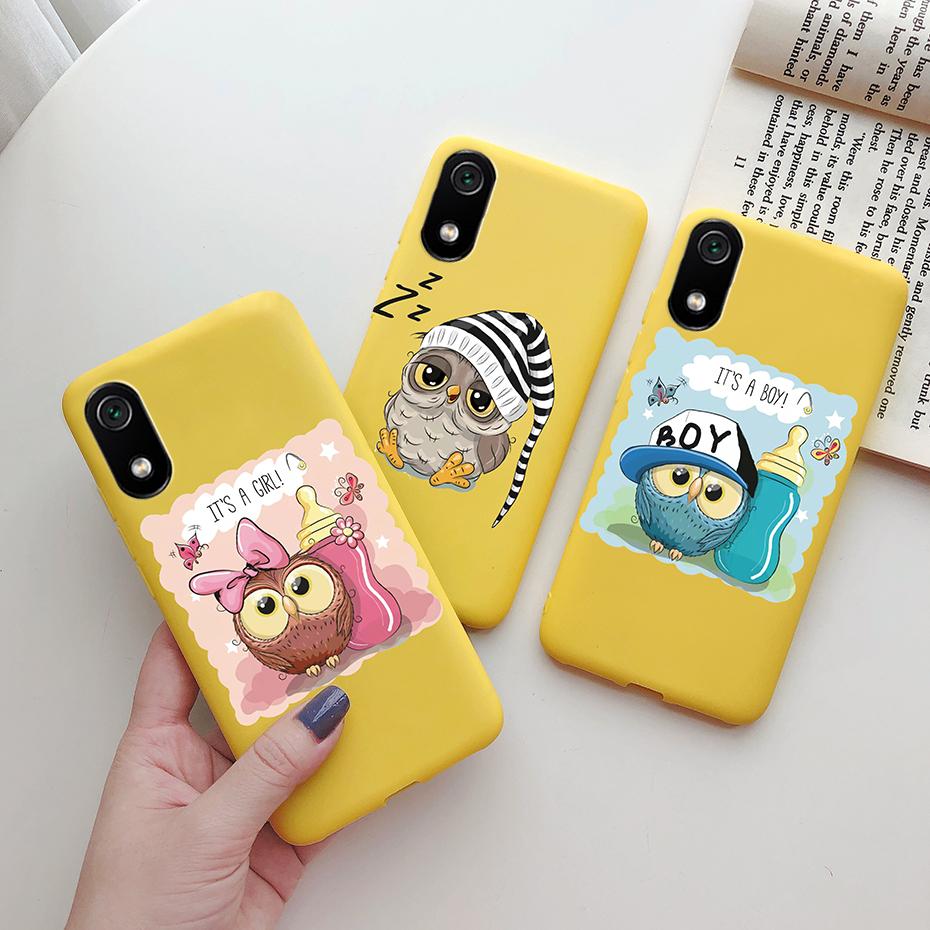 For Xiaomi Redmi 7A Case Daisy Sunflower Painted Soft Silicon Phone Back Cover Cases For Xiaomi Redmi 7A 7 A Redmi7A Case Fundas