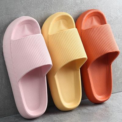 Thick Platform Slippers Women Indoors Bathroom Slipper Soft Eva Anti-slip Lovers Homes Floor Slides