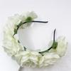 Wedding Festivals Floral Crown Hairband Bohemian Headwear Rose Flower Headpiece  for Women Girls