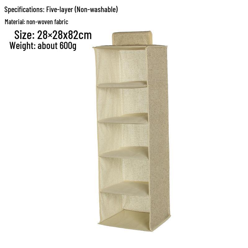 Multi-Layer Hanging Storage Bag for Clothes and Underwear