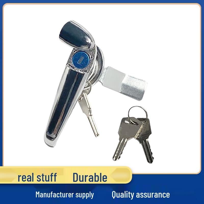 MS308-3 Zinc Alloy Electrical Cabinet Handle Lock with Waterproof Cover, 5-Pack