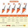 19”/24”/42”/53 Inch Drift Sock Sea Anchor Drogue with 30ft Kayak Tow Rope Line Buoy Ball for Fishing Boat Trolling Sock