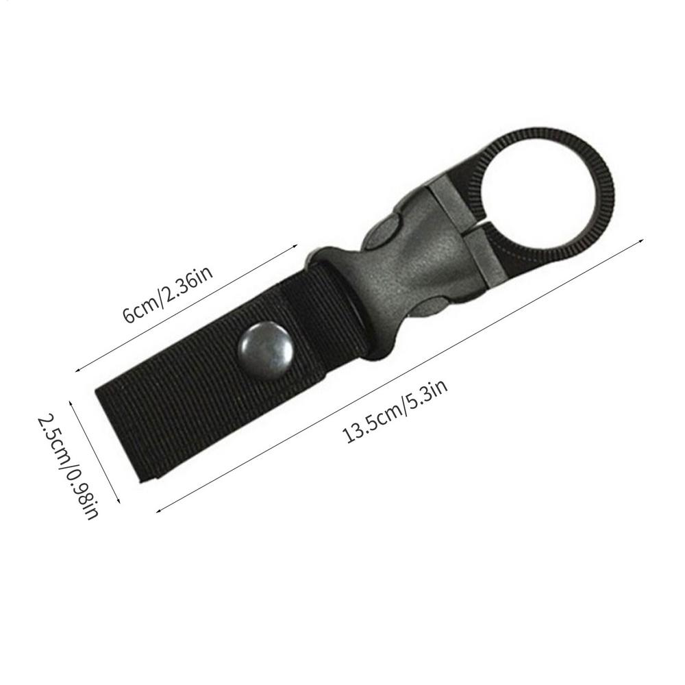 Outdoor Waterbottle Buckle Hook Webbing Buckle Hook Climb Carabiner Belt Backpack Hanger Camp Water Bottle Holder Clips Holder
