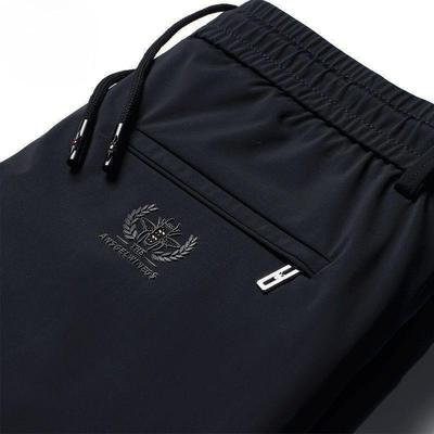 Summer Pants for Men, Stretch Casual Pants, Men's Loose Sporty Lightweight Quick-drying Straight-leg Long Pants