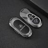 Auto Smart Schlüsselhülle Abdeckung Für Mercedes Benz C E S Klasse GLC CLE EQE W206 W214 W223 S350 S400 S450 E300 Schlüsselanhänger Fob