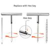 12-Piece Tyre Repairing Tool Set with T-Handle Plug, Tire Repair Replacement Needles for Efficient Fixing