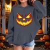 Kinder Halloween Kapuzenpullover mit Aufdruck Lässiger lockerer Pullover für Jungen Mädchen Party und Alltag