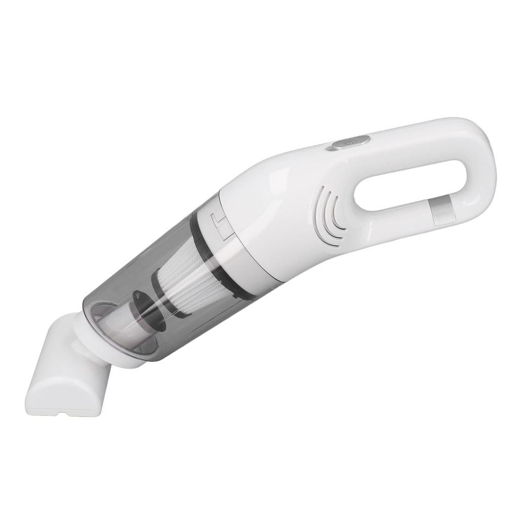 Aspirator de mână cu aspirație puternică, curățare profundă, aspirator auto fără fir, alb