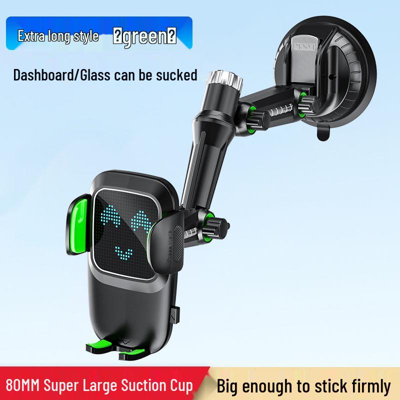 

Off-Road Truck Excavator Windshield Suction Cup Phone Holder зелёный