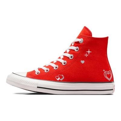 Chuck Taylor All Star High Y2K Heart - Fever Dream Women Sneakers Red Vintage-White Black A09117C