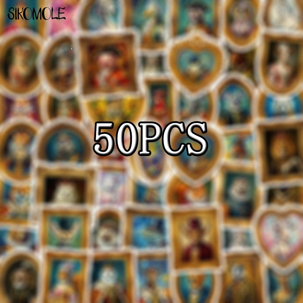 10 30 50 STKS Cartoon Retro Europese Po Frame Dier Stickers Boek DIY Skateboard Gitaar Bagage Decoratie Graffiti Sticker