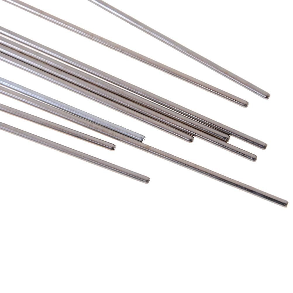 10Pcs 2*100mm Metal Model Axle Gear Shaft Diameter 2mm DIY Toy Car Accessories