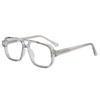 Trendy Unisex Anti-Blue Light Flat Lens Glasses - Simple High-Grade Style