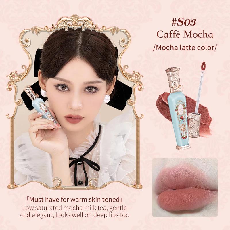 Flower Knows Strawberry Rococo Series Cloud Lip Cream Lipsticks 3.5g амарант розовый
