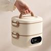 Heating Function Food Warmer Rechargeable Hot Meal Container Electric Heated Lunch Box  Outdoors