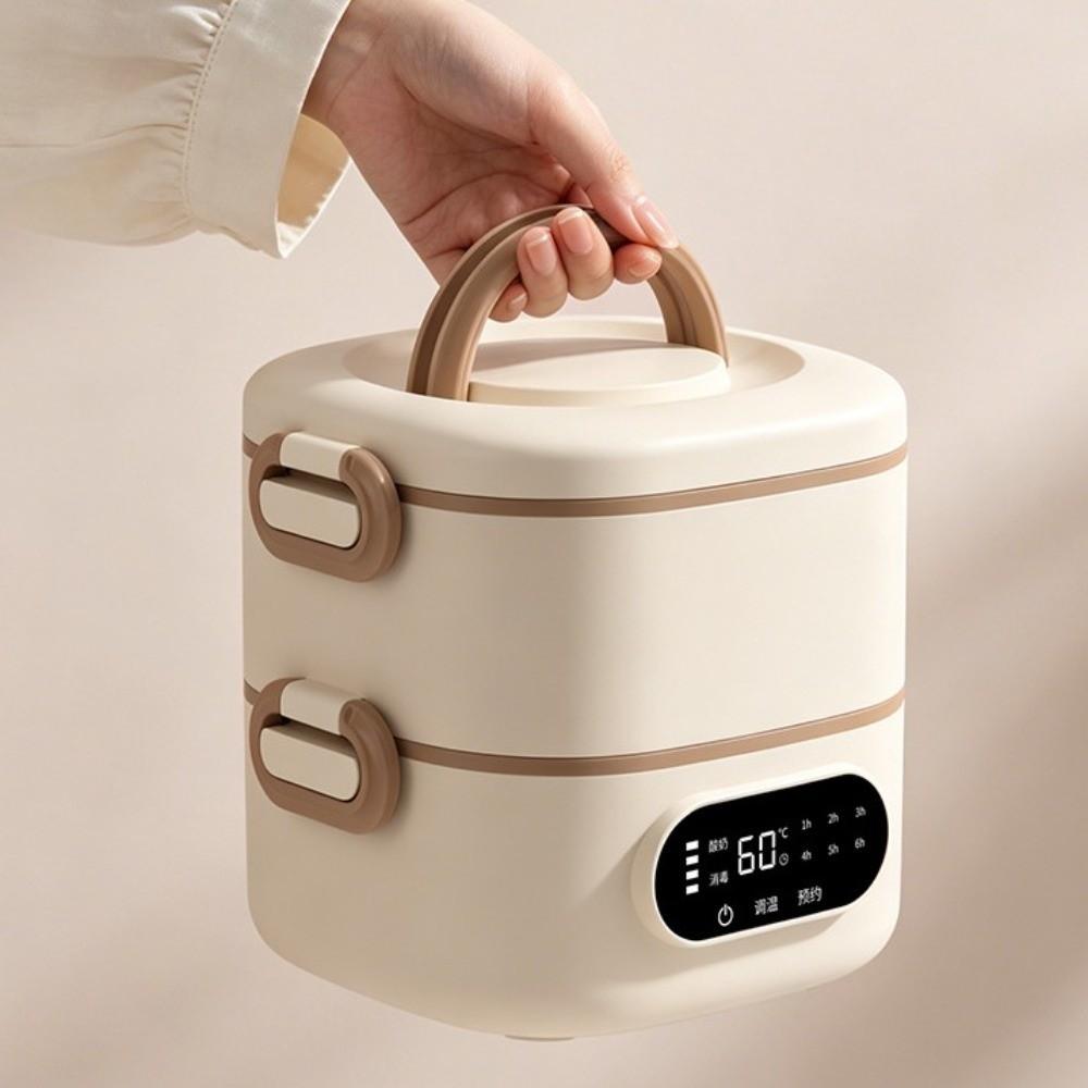Heating Function Food Warmer Rechargeable Hot Meal Container Electric Heated Lunch Box  Outdoors