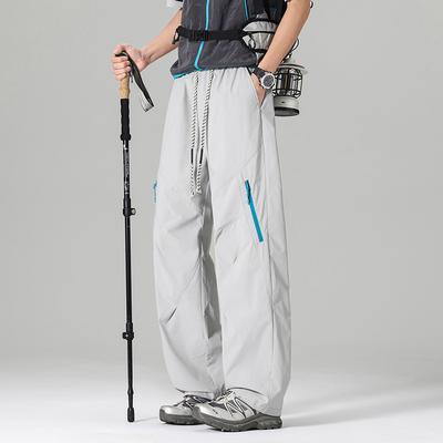 Outdoor Lightweight Quick-drying Tooling Storm Pants Men's and Women's Summer Tide Brand New Wide-leg Pants Mountaineering Casual Sports Pants