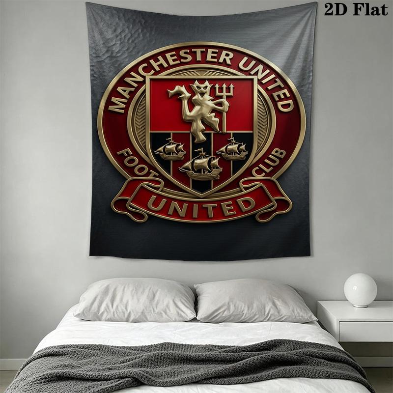 Manchester United Devils Threepiece Set 1 Duvet Cover 2 Pillowcase Without Core Christmas Birthday Gift Soft And Comfortable