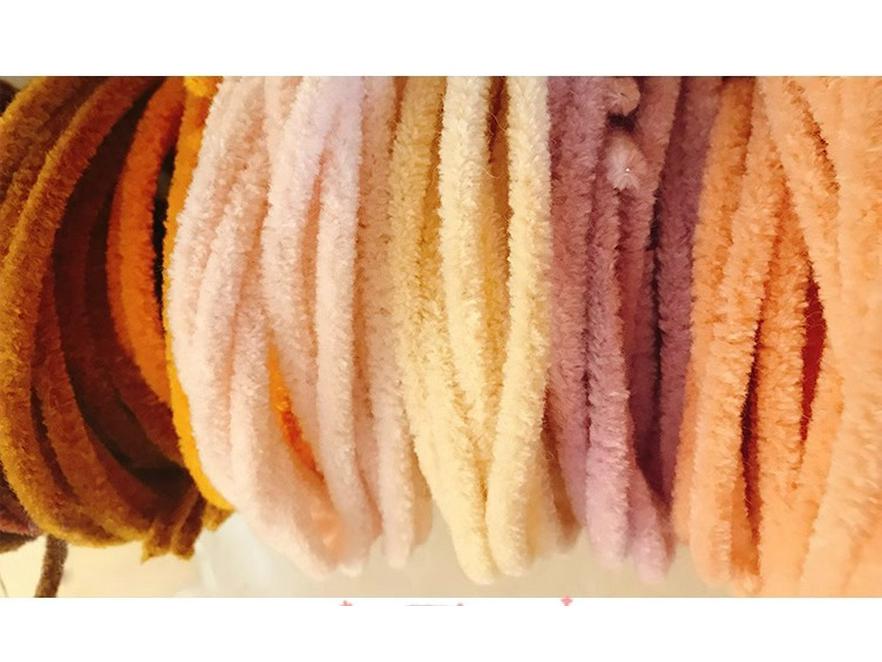 Chibi Maruko-chan Colorful 6mm Wool Chenille Stems for DIY Dragon Doll & Bouquet Crafting