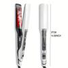 Steam Hair Straightener Professional Electric Ceramic Wide Hair Curling Flat Iron Hair Plates Lcd Display Hot Comb Straightening