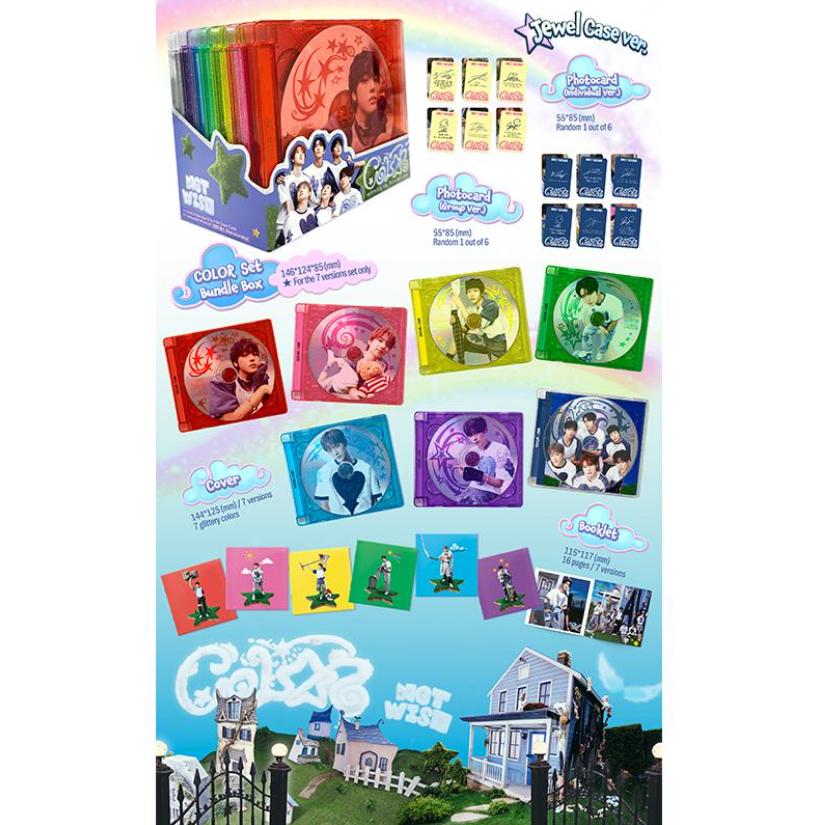 NCT WISH 3. Mini Album COLOR – Jewel Case Album K-POP